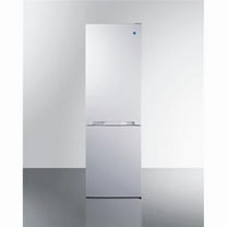 Summit FFBF121W Summit 24' Bottom Freezer Refrigerator, Counter Depth Refrigerator- Freezer, Energy Star, White - FFBF121W (Right Hand Door)