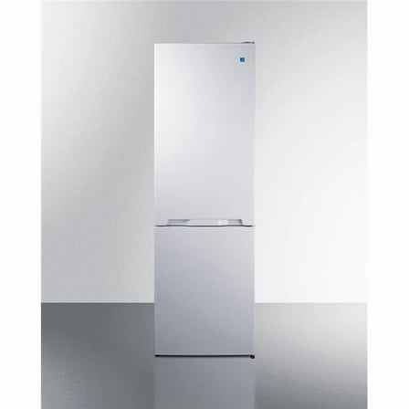 Summit FFBF121W Summit 24' Bottom Freezer Refrigerator, Counter Depth Refrigerator- Freezer, Energy Star, White - FFBF121W (Right Hand Door)