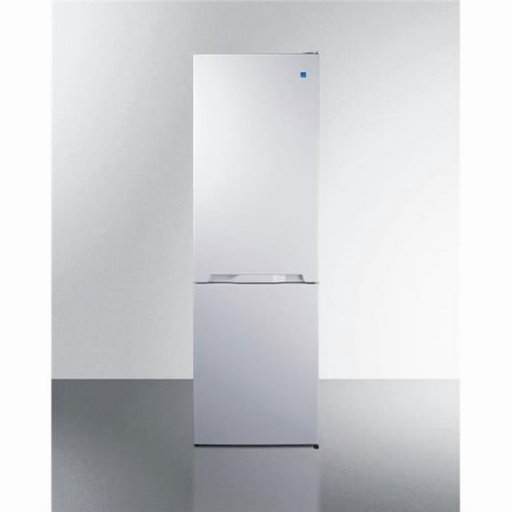 Summit FFBF121W Summit 24' Bottom Freezer Refrigerator, Counter Depth Refrigerator- Freezer, Energy Star, White - FFBF121W (Right Hand Door)