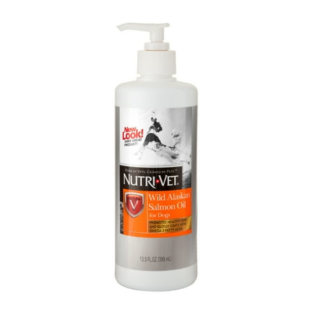 UPC: 0669125507315 | Nutri-Vet Wild Alaskan Salmon Oil for Dogs Skin and Coat  13.5 oz.