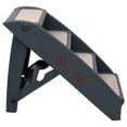 thumbnail image 2 of vidaXL Folding 4-Step Dog Stairs Dark Grey, 2 of 5