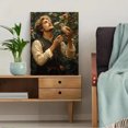 thumbnail image 5 of Qisvanset Framed Canvas Wall Art 12x16 Inch Birds of The Air William Morris Bible Verse Art, 5 of 5