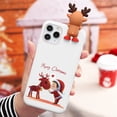 thumbnail image 1 of Funda de dibujos animados para iPhone 12 13 11 14 Pro Mini XS Max XR X 7 8 10 6 6S Plus SE 2 Soft TPU 3D Christmas Doll Deer Phone Cover Funda Tan Jianjun unisex, 1 of 2
