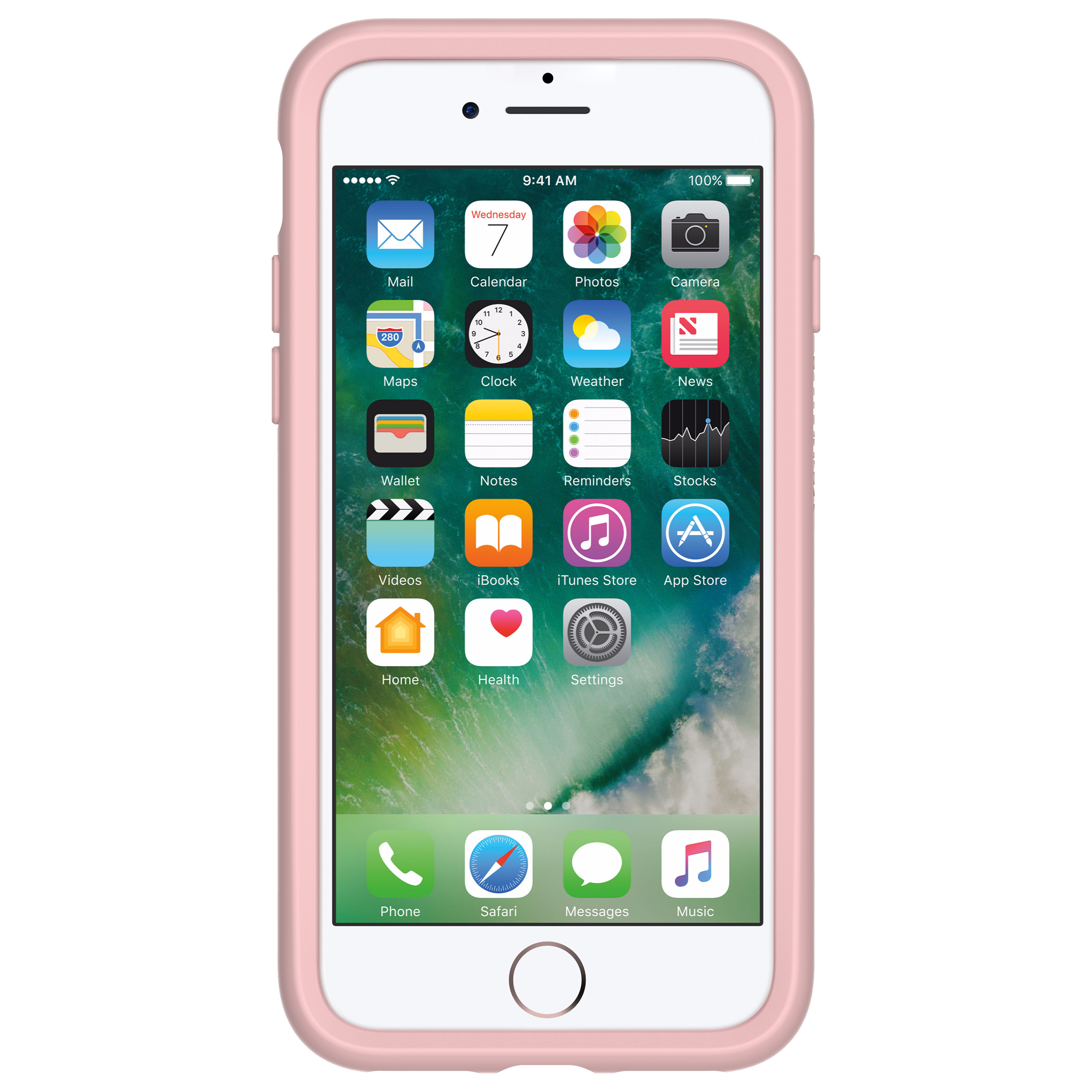 OtterBox Symmetry Series for iPhone 8 & iPhone 7, Rose Gold Metallic