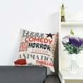 thumbnail image 4 of Ludlz Fashion Cinema Pattern Letters Cushion Cover Home Sofa Decor Throw Pillow Case, 4 of 8