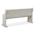 thumbnail image 3 of Magnussen D4436 Bronwyn Bench w/Back in White, 3 of 4