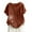 Brown, variant on Women Casual Print Short Sleeve O-Neck Plus Size T-Shirt Top Blouse