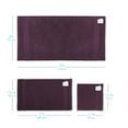 thumbnail image 7 of Hearth & Harbor Bath Towel Collection, 100% Cotton Luxury Soft 6 Pc Set – Purple, 7 of 7