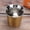 Gold, variant on NFTIGB 304 Stainless Steel Heat Insulated Double Layer Coffee Cup Mug for Home Coffee Shop, Shatterproof Espresso Cup, Matte Black