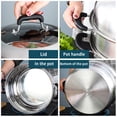 thumbnail image 4 of Vaporizador MANO de acero inoxidable, 30 cm, 2 niveles, para cocinar, 4 of 6