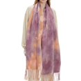 thumbnail image 5 of Lumtrix Women’s Tie-Dye Scarf Soft Fall Winter Wrap Long Lightweight Shawl with Tassel Fashion Scarves C One Size, 5 of 8