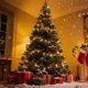 thumbnail image 3 of 6 bolas navideñas de terciopelo flocado de 6 cm, de plástico, para colgar en el árbol de Navidad, color marrón | Adornos navideños duraderos para árbol, puerta, chimenea, pared, uso festivo de, 3 of 7
