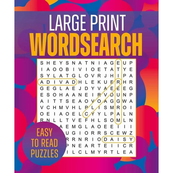 Large Print Wordsearch: Over 250 Easy-To-Read Puzzles, (Paperback)