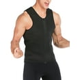 thumbnail image 3 of Men Neoprene Sweat Sauna Suits Waist Trainer Vest for Weight Loss Body Shaper TaLELINTA Top Tummy Fat Burner Slimming Sauna Shirt Shapewear, 3 of 8