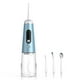 thumbnail image 2 of Qarigey Irrigador de inalámbrico Pantalla digital giratoria 350ml Flosser de agua Herramienta de limpieza de de viaje cuidado de los oídos Azul, 2 of 6