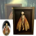 thumbnail image 1 of Cursed Items Dead Shadow Box Display Handmade Creepy Mummified Corpse Art Ornament, 1 of 9