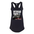 thumbnail image 2 of Wild Bobby, Ford Offroad Machine Classic Built Tough 4x4 Off Road, Cars and Trucks, Women Racerback Tank Top, Black, Small, 2 of 4