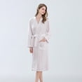 thumbnail image 1 of Robes pour Femmes Robe en Polaire Douce Col Châle Peignoir Long Manteau en Peluche Robe de Bain, 1 of 4