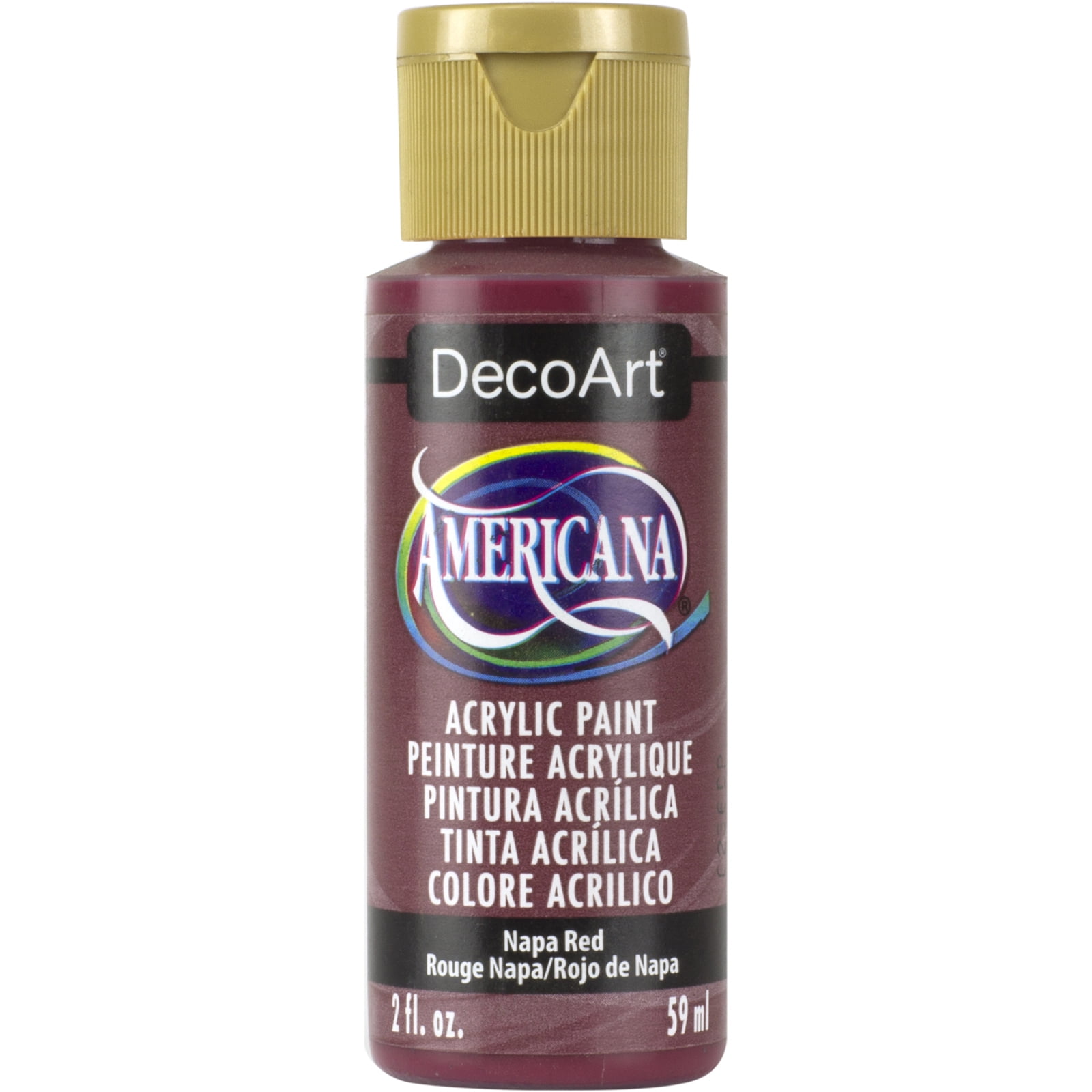 DecoArt Americana Acrylic Color, 2 oz., Napa Red - Walmart.com