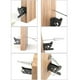 thumbnail image 5 of Bearachild Cerradura de pestillo de puerta de acero al carbono resistente para exteriores, para seguridad de vallas de madera y jardín Cerraduras de hardware largo negro, 5 of 6