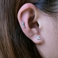 thumbnail image 3 of Limerencia G23 Hypoallergenic 18g Flat Back Stud Earrings Implant Grade Titanium Cartilage Piercing Studs for Men and Women, 3 of 8