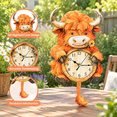 3D Wooden Highland Cow Clock Puzzle DIY Model Kit for Adults - Walmart.com