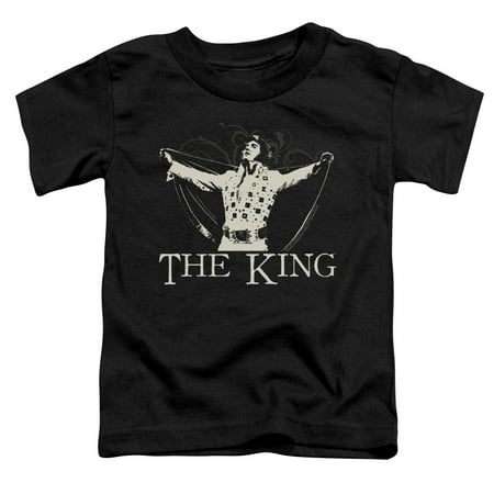 

Elvis Presley - Ornate King - Toddler Short Sleeve Shirt - 4T