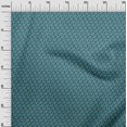 thumbnail image 2 of oneOone Silk Tabby Fabric Leaves & Floral Block Print Sewing Fabric BTY 42 Inch Wide, 2 of 4