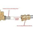 thumbnail image 2 of Wisewang 2pcs/set Gutter Cleaning Tool For Radiators Easy And Effective Pressure Washer Wand For Radiators, 2 of 2