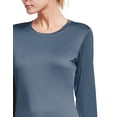 thumbnail image 5 of Baleaf Women's Long Sleeve Shirts Sun Protection Activewear Running Tops Grey XL, 5 of 7