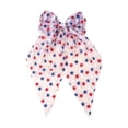 thumbnail image 2 of OAVQHLG3B 4th of July American Flag Hair Bows for Women, Ribbon Bow Hair Clips for Girls, Patriotic Long Tail Accessories for Girls, 2 of 6