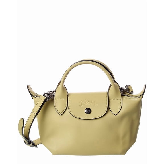 Longchamp Le Pliage Xtra Leather Mini Satchel, Green