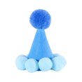 thumbnail image 1 of Chapeau d'Anniversaire pour Animaux de Compagnie, Chapeau de Fête pour Chat et Chien, Ensemble de Coiffeuse Colorée Macaron avec Pompon et Bandeau Réglable, 1 of 5
