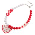 thumbnail image 1 of IFANLANDOR Dog Accessories Stylish Adjustable Cat Necklace Collar With Heart Charm 1Set, 1 of 8