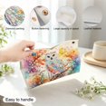 FLOPESN Owl Diamond Art Storage Bag, PU Leather Desktop Jewelry Tissue ...