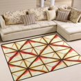thumbnail image 2 of Geometric Thene Pattern Design 63''x48'' Plush Memory Foam Bath Mat, Soft, Absorbent, Non Slip, Durable, 2 of 7