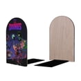 thumbnail image 2 of Los Doomies Sujetalibros decorativos temáticos, tope para estantería con base antideslizante, uso dual para hogar y oficina - 2 piezas, 2 of 6