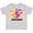 AC-Heather Grey, variant on Its My 5th Birthday with Smiling Emoticon Girls Toddler T-Shirt