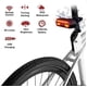 thumbnail image 3 of Pack de 1 luz trasera LED para bicicleta recargable por USB, linterna de seguridad trasera para bicicletas, resistente al agua IPX4, batería de 2000 mAh, 85 lúmenes, 3 of 5