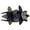 A, variant on Mcolor Rhinestone Double Flower Hair Clip for Women Girls, Crystal Duckbill Clip Hairpin with Teeth Non-Slip Women Elegant Hair Dovetail Clips for Thick Long Hair Accessories