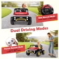 thumbnail image 4 of Costway 24V Ride on Toy for Big Kids 2 Seater Ride on UTV Truck Car with Remote Control Red, 4 of 10