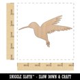 thumbnail image 2 of Hummingbird Silhouette Wood Shape Unfinished Piece Cutout Craft DIY Projects - 4.70 Inch Size - 1/4 Inch Thick, 2 of 7