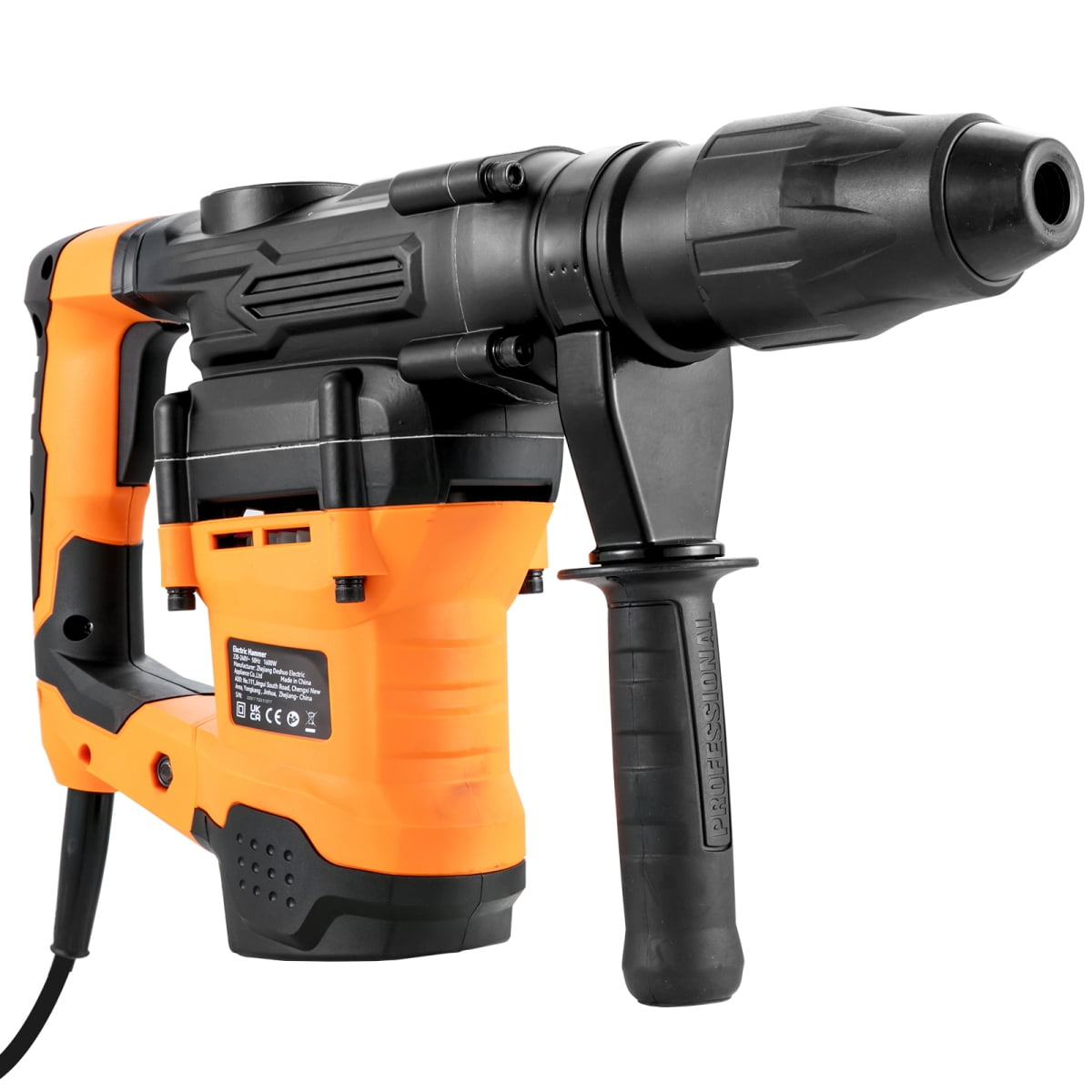 1-9/16" SDS-MAX Corded Rotary Hammer Drill, 3 Modes, Yellow, 13Amp YXY