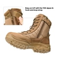 thumbnail image 3 of Bota táctica para hombre NORTIV 8 de cuero con cierre lateral y 20 cm, 3 of 7