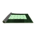 thumbnail image 2 of Ahgly Company Indoor Rectangle Abstract Emerald Green Contemporary Area Rugs, 8' x 10', 2 of 4