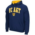 thumbnail image 2 of Men's Colosseum Navy North Carolina A&T Aggies Arch & Logo 3.0 Pullover Hoodie, 2 of 3