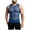 Blue, variant on Nwiuh Men Casual Tank Tops Mesh Shirt See Through Sleeveless Shirts Muscle Fishnet Fitted Tee Clubwear Summer Red M