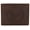 Brown, variant on Genuine Leather RFID Chain Skull Printed Logo Credit Card ID Mens Bifold Wallet