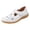 White, variant on AUDeals Women's Closed Toe Sandals, Orthopedic Flat Shoes with Arch Support and Breathable Hollow Out Comfort (Beige, 8)