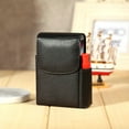 thumbnail image 4 of Higoodz Cigarette Case PU Leather Tobacco Pouch Lighter Holder Name Card Storage Container New, 4 of 4